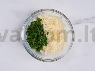 Įdaryta vištiena su sūriu orkaitėje Žingsnis 4