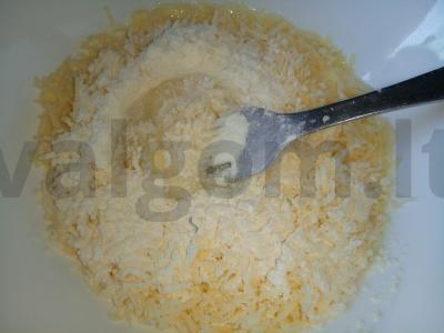 Kepta lašiša grietinės-sūrio tešloje Žingsnis 4