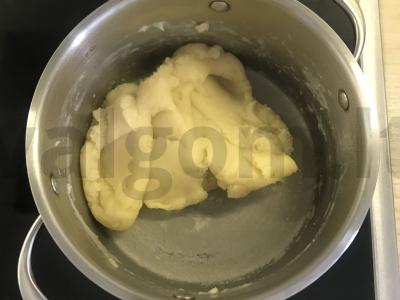 Užkandžių profiteroliai su varškės sūriu Žingsnis 2