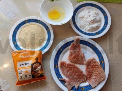 Kiaulienos šnicelis per 20 minučių Žingsnis 3