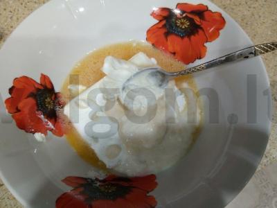 Sūrio blynai su manų koše „Ideali“ Žingsnis 2