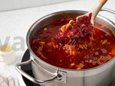 Borsčas su vyšniomis Žingsnis 5