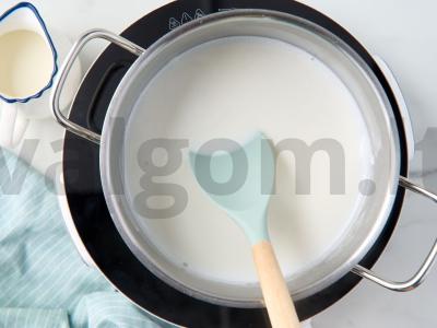 Pšenių košė su moliūgu pieno Žingsnis 2