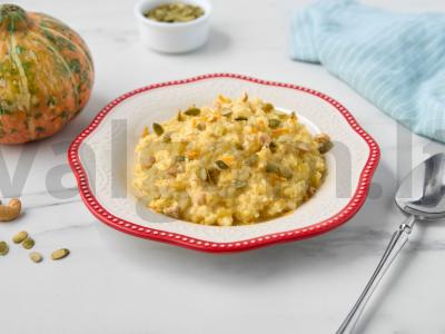 Pšenių košė su moliūgu pieno pagrindine nuotrauka