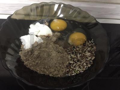 Keto duona iš linų miltų Žingsnis 1