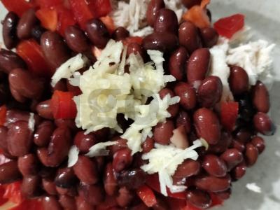 Paprastas salotas su česnako skoniu Žingsnis 5