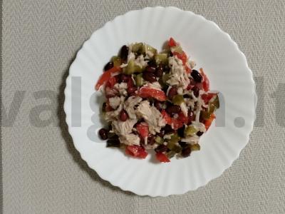 Paprastas salotas su česnako skoniu Žingsnis 7