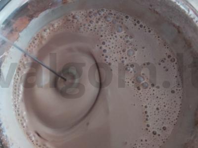 Oro suflė iš riebiosios kefyro Žingsnis 3