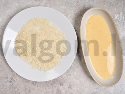 Kepti ritinėliai su lašiša ir raudonąja ikra Žingsnis 5