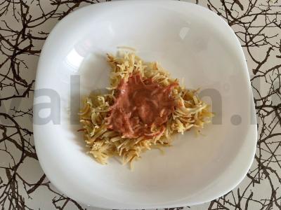 Makaronai su padažu ir švelniu sūriu Žingsnis 4