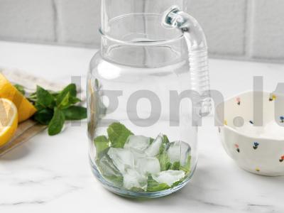 Mėtos limonadas be virimo Žingsnis 2