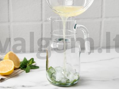 Mėtos limonadas be virimo Žingsnis 3