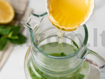 Mėtos limonadas be virimo Žingsnis 5