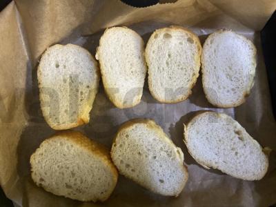 Brusketa su pomidorais ir baklažanais aštriame padaže Žingsnis 6