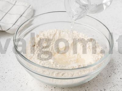 Kinų koldūnai dziaodzai Žingsnis 1