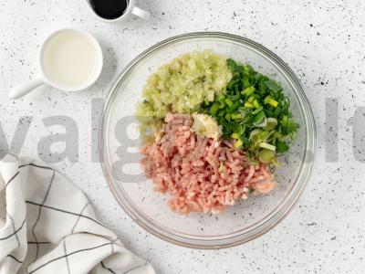 Kinų koldūnai dziaodzai Žingsnis 3