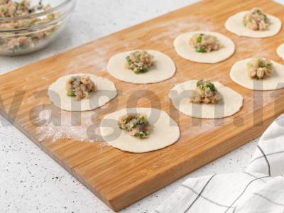 Kinų koldūnai dziaodzai Žingsnis 7