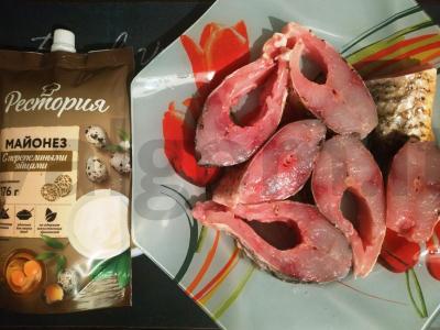Keptas karpis majoneze su prieskoniais Žingsnis 2