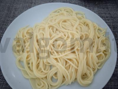 Spagečiai su krevetėmis ir kukurūzų grietinėlės padažu Žingsnis 8