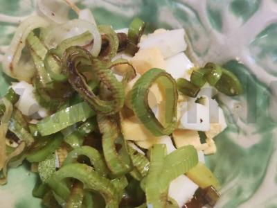 Blynai su porų svogūnais ir kiaušiniu Žingsnis 3