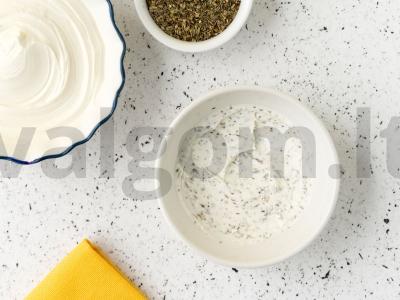 Smulkintos kepenų kotletai su įdaru Žingsnis 4