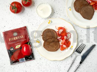 Smulkintos kepenų kotletai su įdaru pagrindine nuotrauka