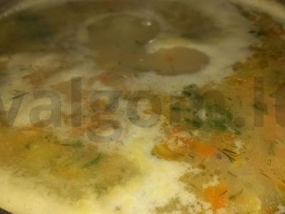 Žirnių sriuba su vištiena ir bulvėmis Žingsnis 9