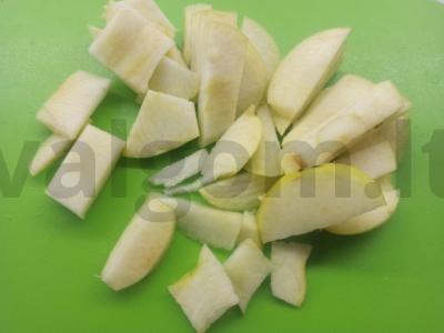 Obuolių-vynuogių kisielius Žingsnis 1