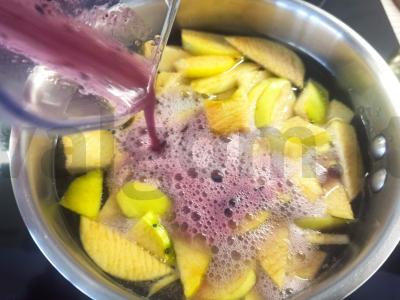 Obuolių-vynuogių kisielius Žingsnis 4