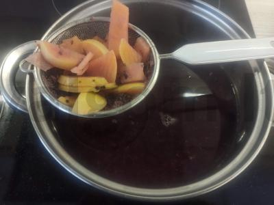 Obuolių-vynuogių kisielius Žingsnis 5