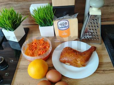 Salotas „Apelsinas“ Žingsnis 1