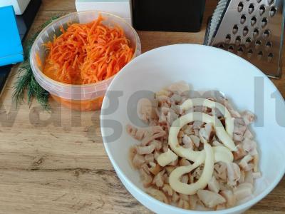 Salotas „Apelsinas“ Žingsnis 2