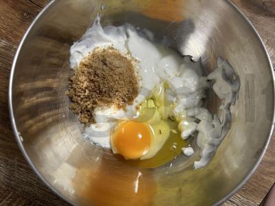 Purūs ir minkšti blynai su graikišku jogurtu Žingsnis 2