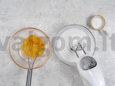 Makaronų apkepas su obuolių uogiene Žingsnis 3