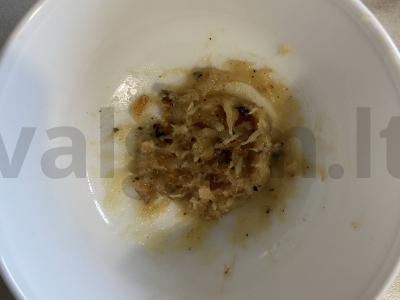 Ruginiai skrebučiai su česnako pasta Žingsnis 3