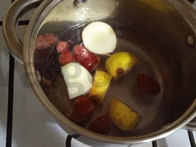 Vaikų vaisių kompotas Žingsnis 3