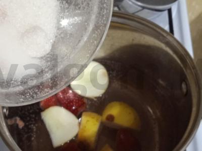 Vaikų vaisių kompotas Žingsnis 4