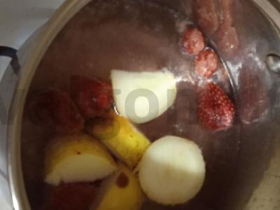 Vaikų vaisių kompotas Žingsnis 5