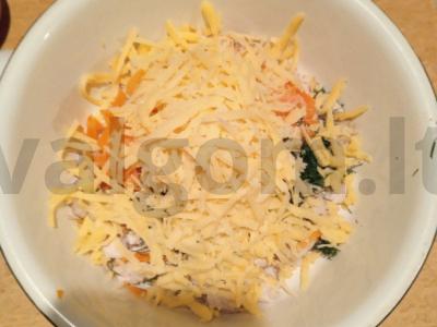 Vištienos muffiai Žingsnis 3