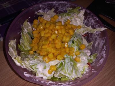 Salotas „Pavasarinis“ su kukurūzais Žingsnis 3