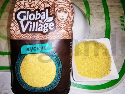 Kuskusas su moliūgu ir vynuogėmis Žingsnis 2