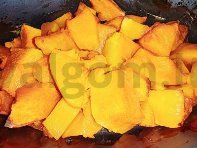 Kuskusas su moliūgu ir vynuogėmis Žingsnis 5