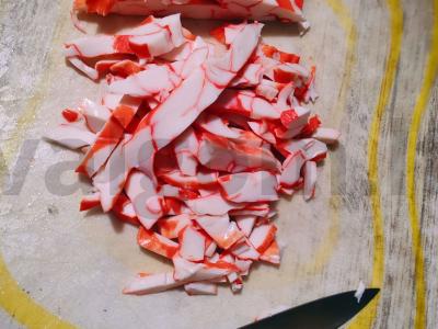 Švelnus salotas su kalmarais Žingsnis 3