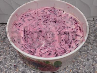 Silkė po šubomis su graikiniais riešutais Žingsnis 12