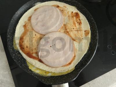 Kiaušinių tortilija pusryčiams Žingsnis 4