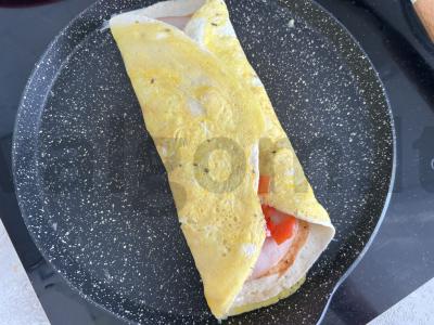 Kiaušinių tortilija pusryčiams Žingsnis 6