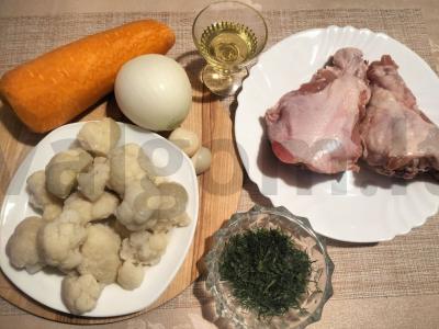 Biudžetinis vištienos ir daržovių sriuba Žingsnis 1