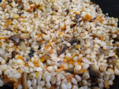 Perlų košė su grybais Žingsnis 10