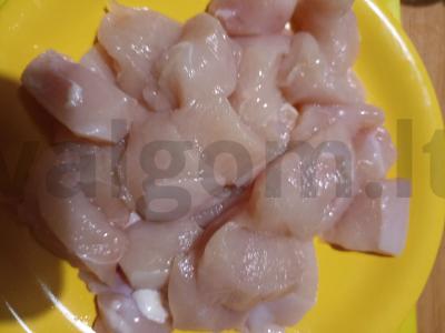 Vištienos filė pomidorų pasta su krapais Žingsnis 2