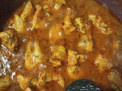 Vištienos filė pomidorų pasta su krapais Žingsnis 8